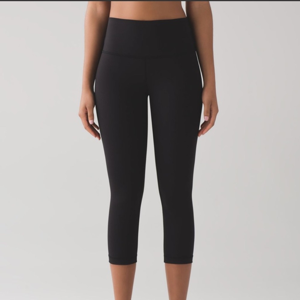 Lululemon Wunder Under Crop Leggings High Rise Full on Luxtreme 21” - Picture 2 of 7